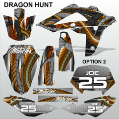 HUSQVARNA 250 450 510 2008-2010 DRAGON HUNT motocross decals MX graphics kit