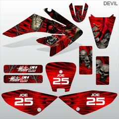 Honda CRF 70-80-100 2002-2012 DEVIL PUNISHER motocross decals MX graphics kit