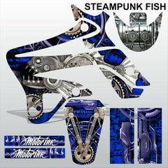 TM MX 125 250 300 450 2008-2014 STEAMPUNK FISH motocross decals set MX graphics