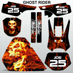 Honda XR 250 1986-1995 GHOST RIDER motocross racing decals set MX graphics kit