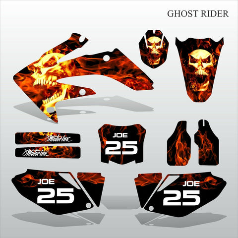 Honda CRF 250 2008-2009 GHOST RIDER motocross decals set MX graphics kit