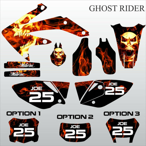 Honda CRF 450X 2005-2016 GHOST RIDER motocross decals set MX graphics kit