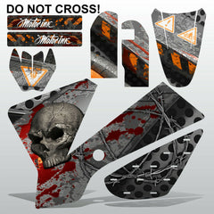 KTM SX 65 2002-2008 DO NOT CROSS motocross racing decals stripe set MX graphics