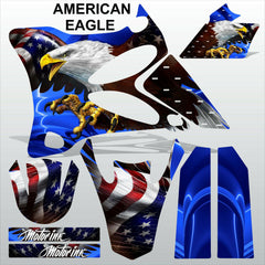 Yamaha YZ 85 2002-2014 AMERICAN EAGLE motocross racing decals set MX graphics