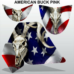 Yamaha PW50 1992-2019 AMERICAN BUCK PINK motocross racing decals set MX graphics