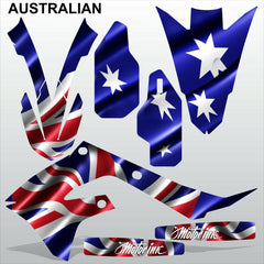 Kawasaki KXF 450 2019 AUSTRALIAN motocross racing decals set MX graphics kit