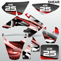 Honda CRF 50 2004-2016 SHEAR racing motocross decals set MX graphics kit