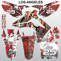 Honda CRF450 2013-2014 CRF250 2014 LOS-ANGELES motocross decals MX graphics kit