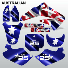 Honda CR85 2003-2012 AUSTRALIAN motocross decals set MX graphics kit