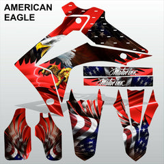 Honda CRF450 2013-2014 CRF250 2014 AMERICAN EAGLE motocross decals MX graphics