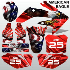 Honda CRF 250 2008-2009 AMERICAN EAGLE racing motocross decals set MX graphics