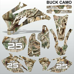 Yamaha WR 250F 2007-2013 BUCK CAMO motocross racing decals set MX graphics kit