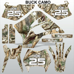 Kawasaki KDX 200 220 1995-2008 BUCK CAMO motocross decals set MX graphics kit