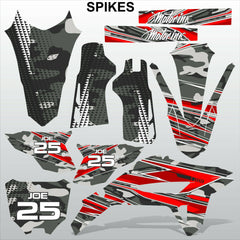 HONDA CRF 450R 2021 SPIKES motocross racing decals set MX graphics kit