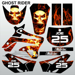 TM MX 125 250 300 450 2008-2014 GHOST RIDER motocross decals set MX graphics kit