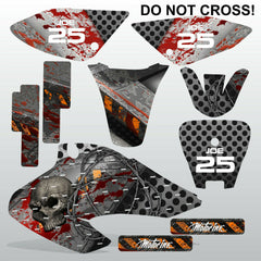 Honda XR 80-100 2001-2004 DO NOT CROSS! motocross decals MX graphics kit