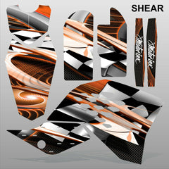 KTM SX 65 2009-2012 SHEAR motocross racing decals stripe set MX graphics kit