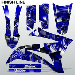 Yamaha TTR 125 2008-2019 FINISH LINE motocross racing decals set MX graphics kit