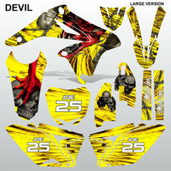 Suzuki RMZ 250 2010-2018 DEVIL PUNISHER motocross racing decals set MX graphics