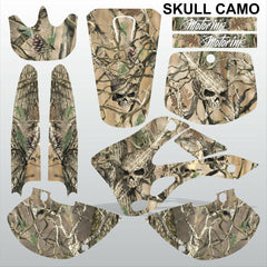 Kawasaki KX125-250 1999-2002 SKULL CAMO motocross racing decals set MX graphics