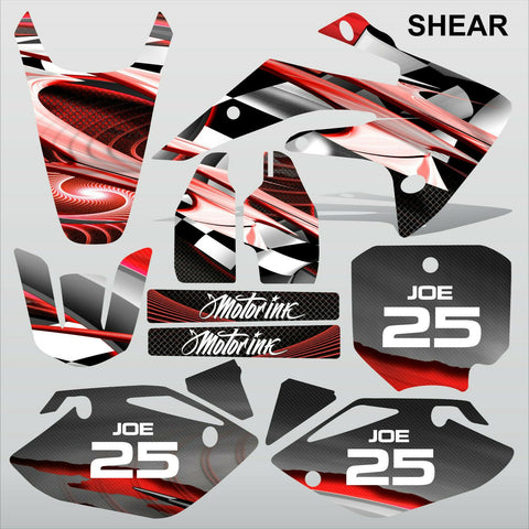 Honda CRF 150R 2007-2018 SHEAR motocross racing decals set MX graphics kit