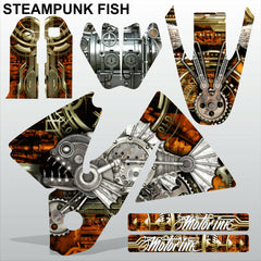 KTM SX 1998-2000 STEAMPUNK FISH motocross decals racing stripes set MX graphics