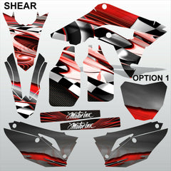 HONDA CR 250 450 2018-2021 SHEAR motocross racing decals set MX graphics kit