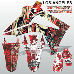 Honda CRF450 2013-2014 CRF250 2014 LOS-ANGELES motocross decals MX graphics kit