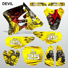 SUZUKI RM 80-85 2000-2018 DEVIL PUNISHER motocross racing decals set MX graphics