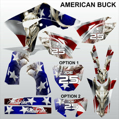 HONDA CRF 450RL 450L 2019-2022 AMERICAN BUCK motocross racing decals MX graphics