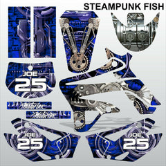 TM MX 125 250 300 450 2008-2014 STEAMPUNK FISH motocross decals set MX graphics