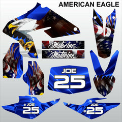 BMW G450X AMERICAN EAGLE motocross racing decals set MX graphics stripes kit