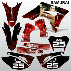 Honda CRF 450X 2018-2021 SAMURAI motocross racing decals set MX graphics kit