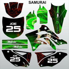Kawasaki KXF 450 2012-2014 SAMURAI motocross racing decals set MX graphics kit