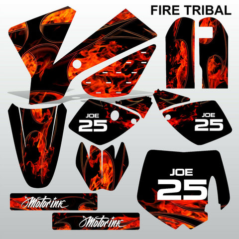 KTM SX 65 2002-2008 FIRE TRIBAL motocross racing decals stripe set MX graphics