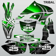 Kawasaki KLX 450 2008-2012 TRIBAL motocross decals set MX graphics stripe kit