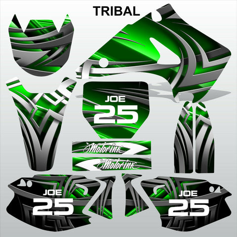 Kawasaki KX 125-250 2003-2009 TRIBAL motocross racing decals set MX graphics kit