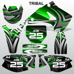 Kawasaki KX 125-250 2003-2009 TRIBAL motocross racing decals set MX graphics kit