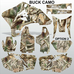 Yamaha WR 250F 450F 2005-2006 BUCK CAMO motocross decals set MX graphics kit