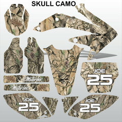 Honda CRF 450 2005-2007 SKULL CAMO motocross racing decals set MX graphics kit