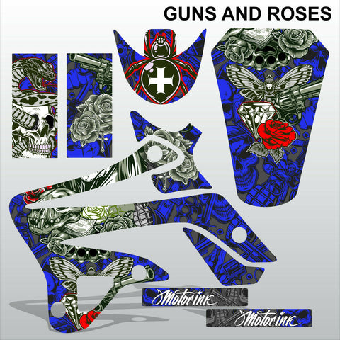 TM MX 125 250 300 450 2008-2014 GUNS AND ROSES motocross decals set MX graphics