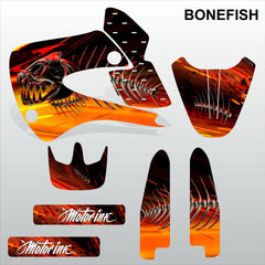 Kawasaki KX 85-100 1998-2012 BONEFISH motocross decals set MX graphics kit