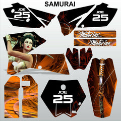 KTM SX 2005-2006 SAMURAI  motocross decals racing stripes set MX graphics kit