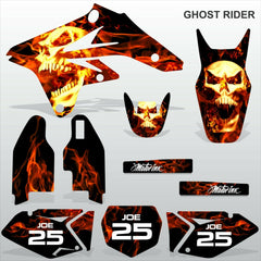 Suzuki RMZ 250 2007-2009 GHOST RIDER motocross racing decals set MX graphics kit