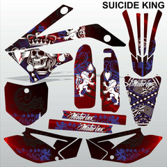 ТМ RACING 85 2013-2021 SUICIDE KING motocross racing decals set MX graphics kit