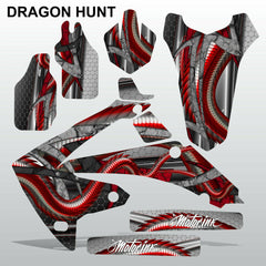 Honda CRF 450 2009-2012 DRAGON HUNT motocross decals set MX graphics kit