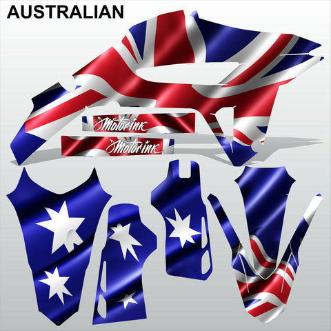 HONDA CRF 450R 2021 AUSTRALIAN motocross racing decals set MX graphics kit