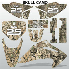 Honda CRF 150-230 2003-2007 SKULL CAMO motocross racing decals set MX graphics