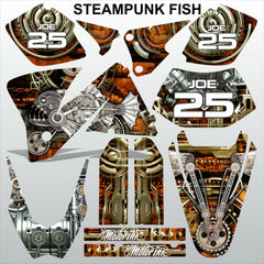 KTM EXC 2001-2002 STEAMPUNK FISH motocross decals stripes racing MX graphics
