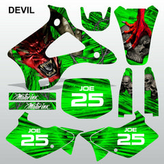 Kawasaki KX 125-250 1994-1998 DEVIL PUNISHER motocross decals set MX graphics